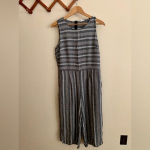 Chloe+Renee Sleeveless Striped Jumpsuit/ Romper Size L